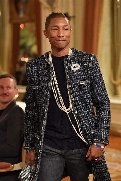 chanel pharrell necklace|pharrell williams with chanel.